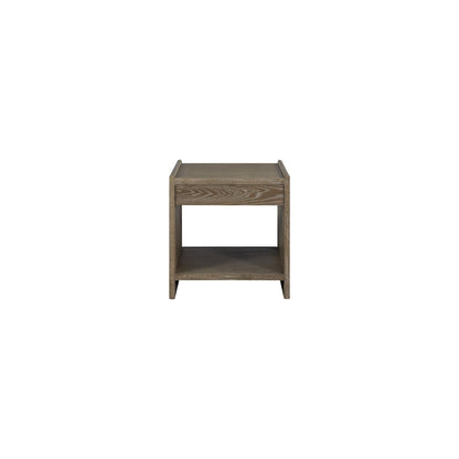 Transitional Elements End Table - Cocoa