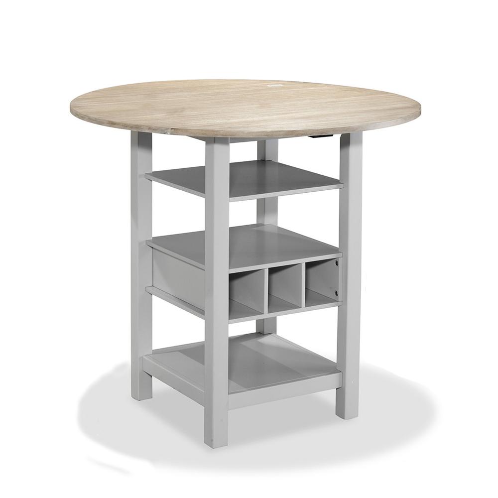 Ridgewood Counter Drop Leaf - Grey / Birch Dining Table