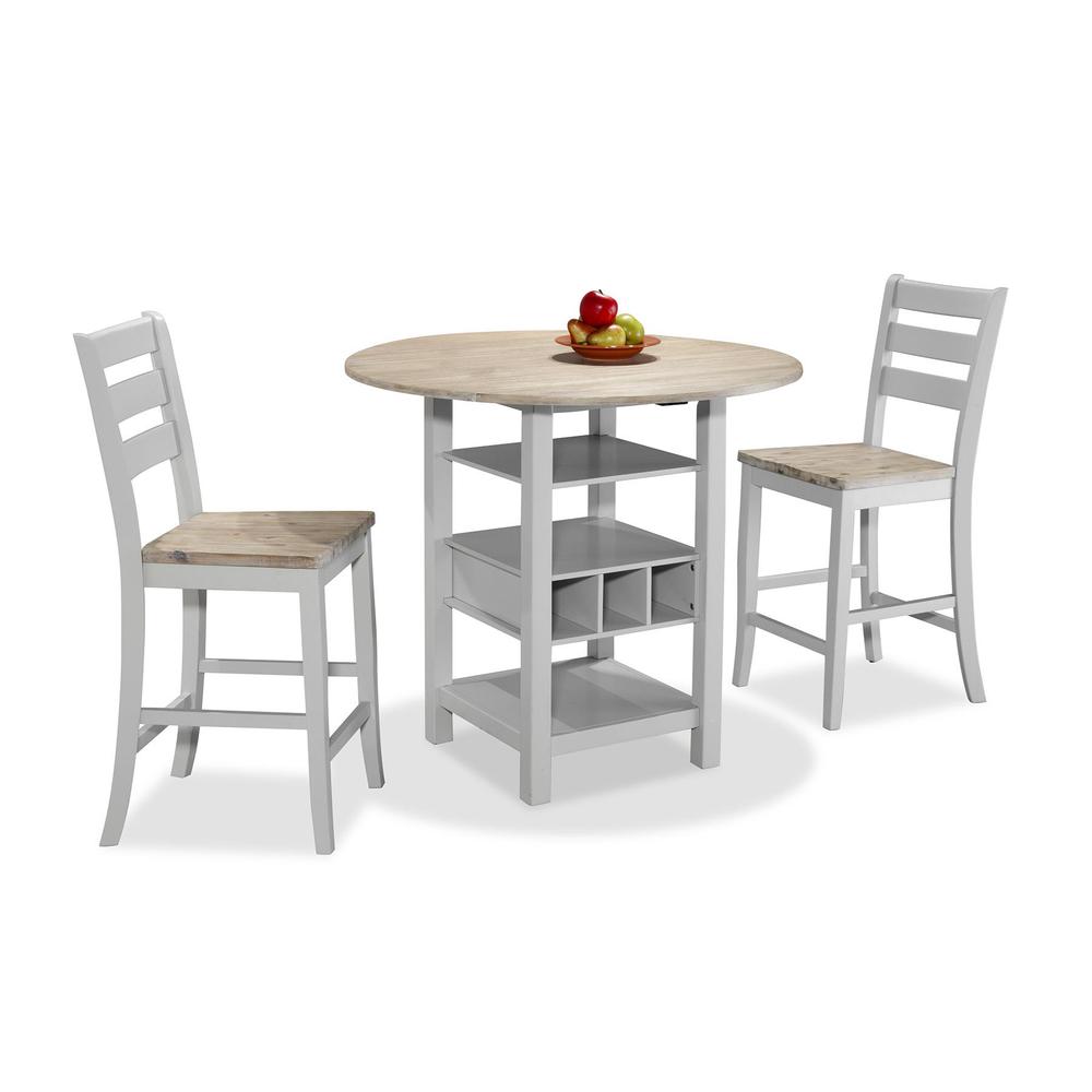 Ridgewood Counter Drop Leaf - Grey / Birch Dining Table