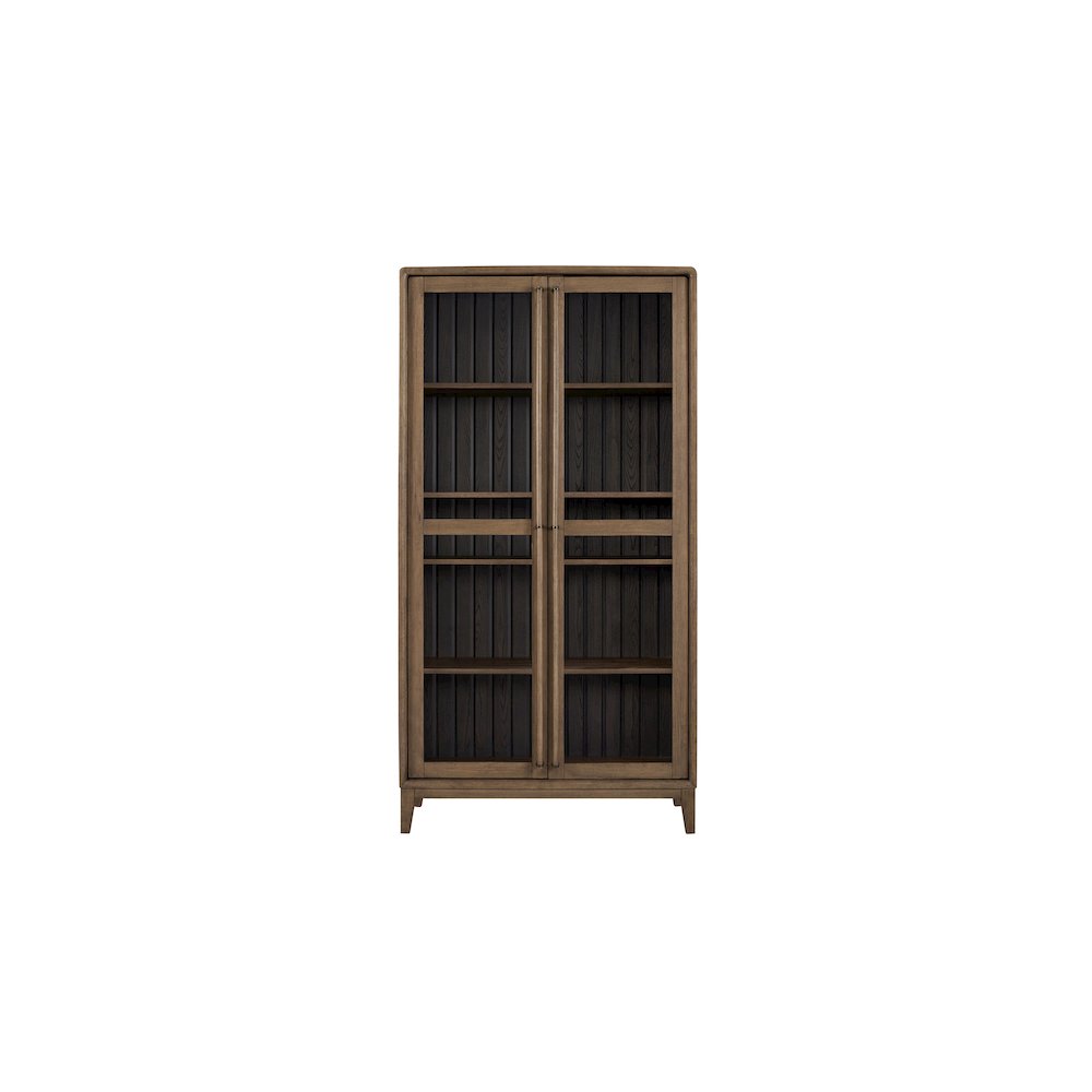 Aurora Latte & Peppercorn Display Cabinet