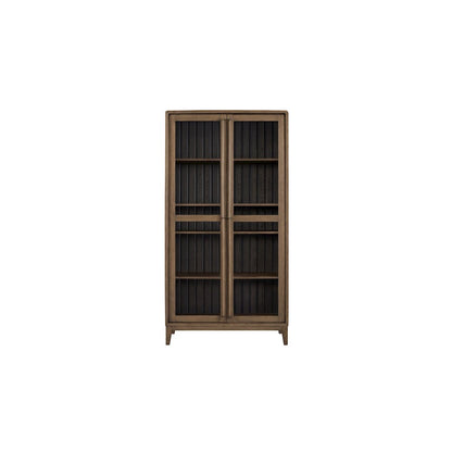 Aurora Latte & Peppercorn Display Cabinet