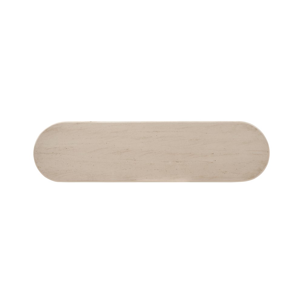 Elements Stone & Rope Server - In Toffee Finish