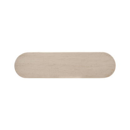 Elements Stone & Rope Server - In Toffee Finish