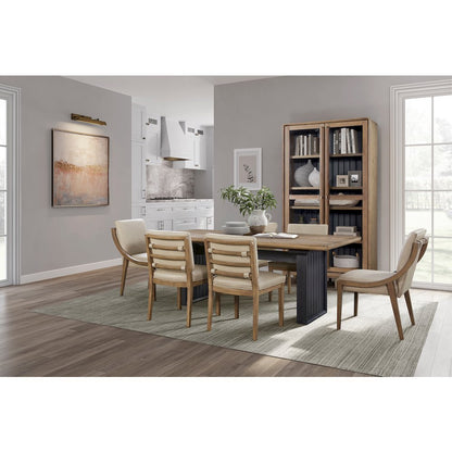 Aurora Double Pedestal Table W/ Leaf