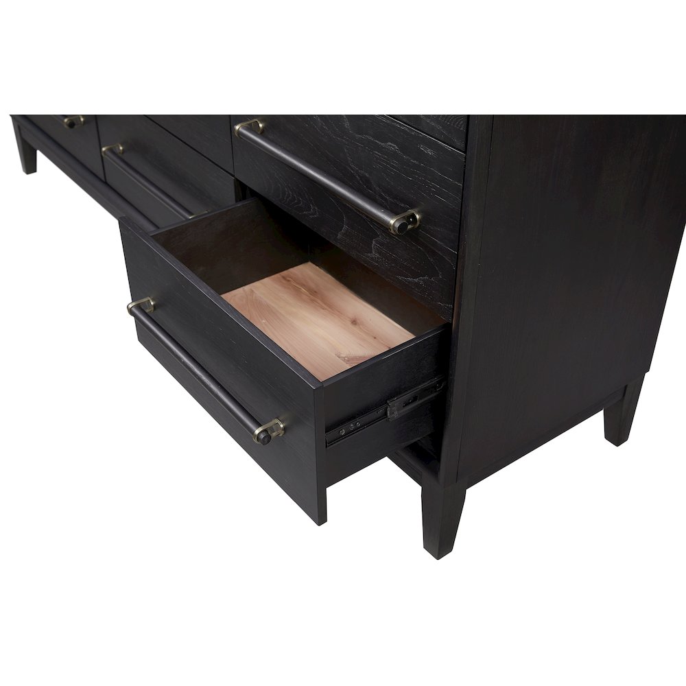 Aurora 9 Drawer Dresser - Peppercorn