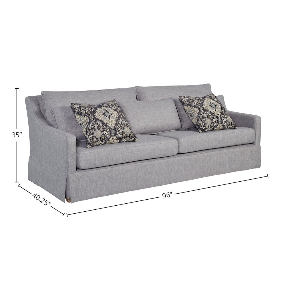 Wilmington Sofa B W/ 2 Pillows