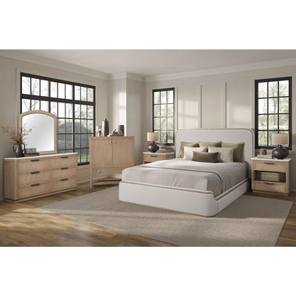 Transitional Elements Elements Queen Upholstered Bed