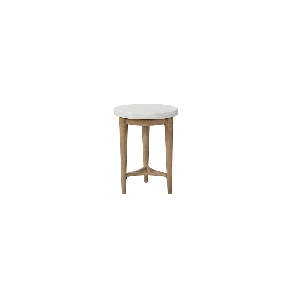 Wilmington Chairside Table W/ Cement Top