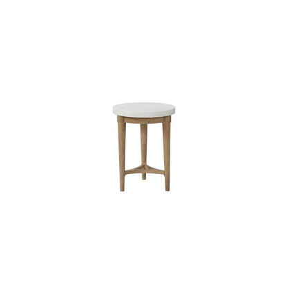 Wilmington Chairside Table W/ Cement Top