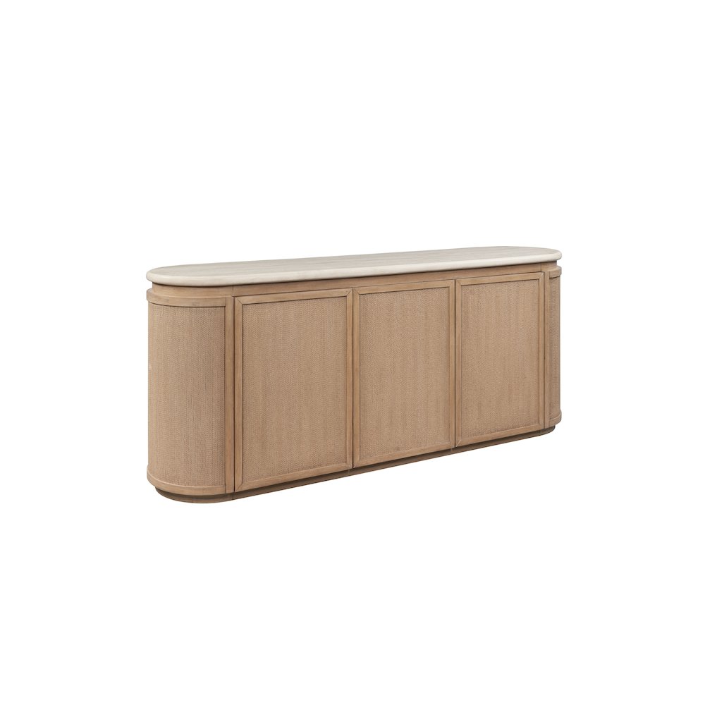 Elements Stone & Rope Server - In Toffee Finish