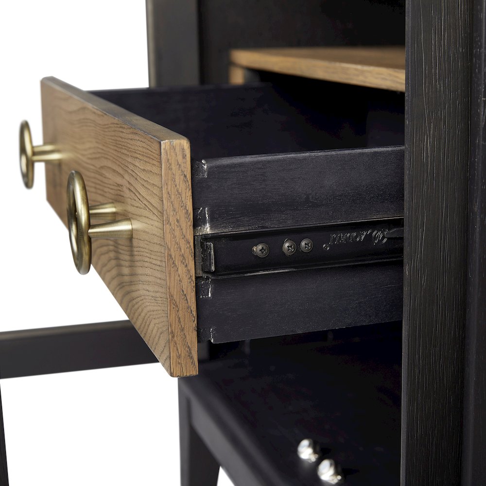 Aurora Glass Door Nightstand