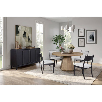 Aurora Round Dining Table W/ Lazy Susan