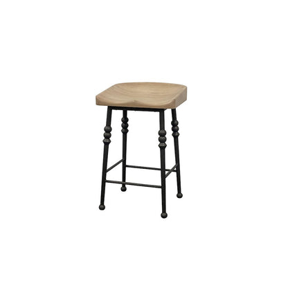 Magnolia Counter Height Saddle Stool - Cashew