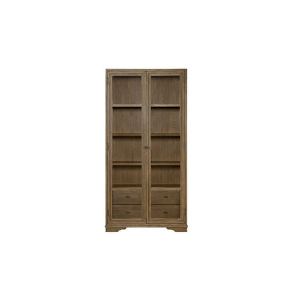 Magnolia Tall Display Cabinet - Almond