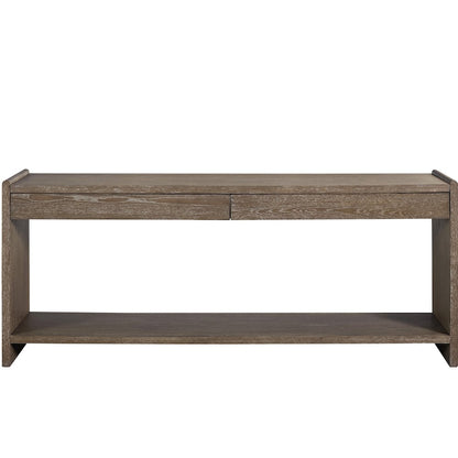 Transitional Elements Sofa Table 2 Drawer - Cocoa