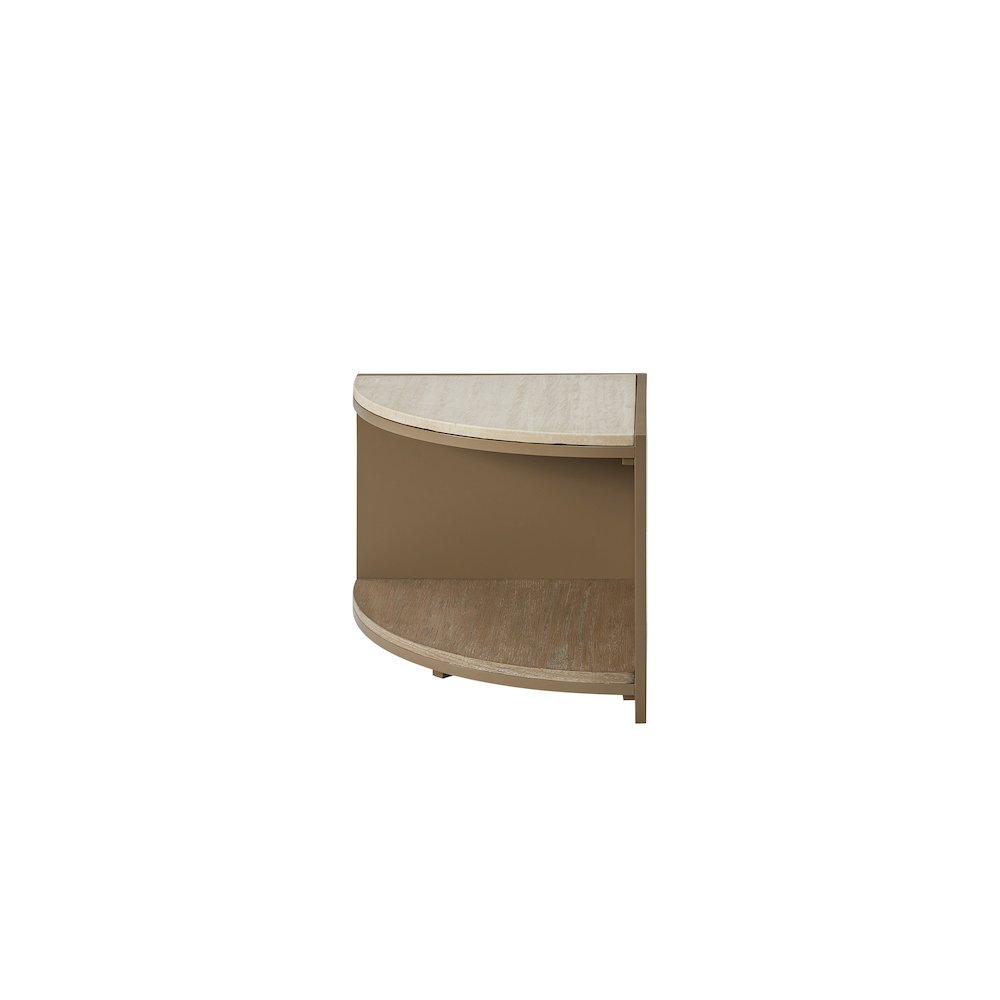 Transitional Elements Quarter Bunching Tables - Toffee/Spice