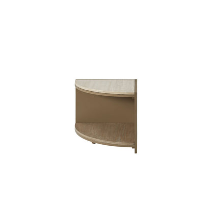Transitional Elements Quarter Bunching Tables - Toffee/Spice