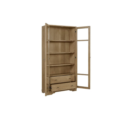 Magnolia Tall Display Cabinet - Cashew
