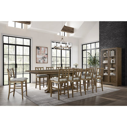 Magnolia Tall Display Cabinet - Almond