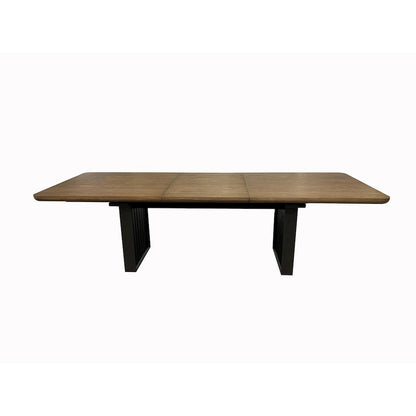 Aurora Double Pedestal Table W/ Leaf