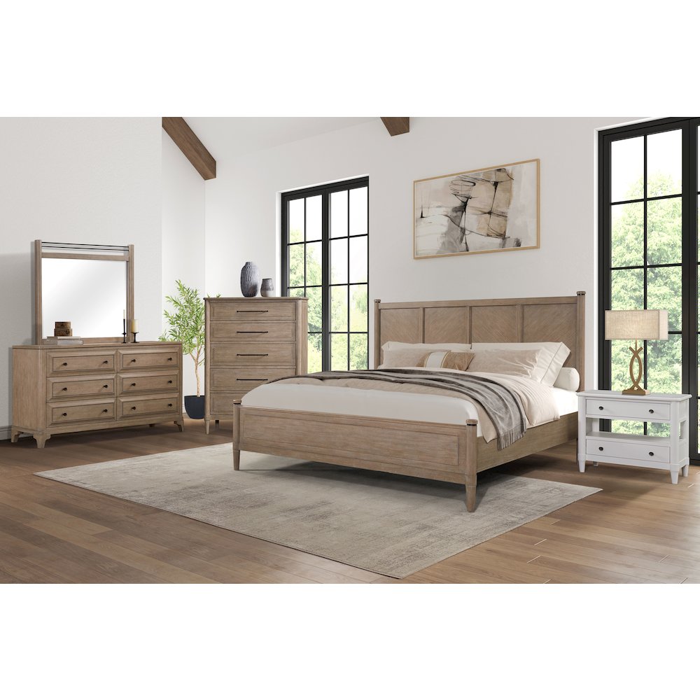 Wilmington King Lo-Post Bed