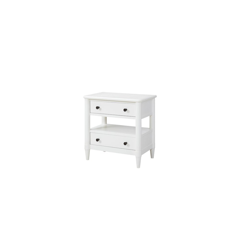 Wilmington Open Nightstand -White