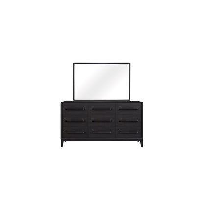 Aurora Rectangle Wood Mirror