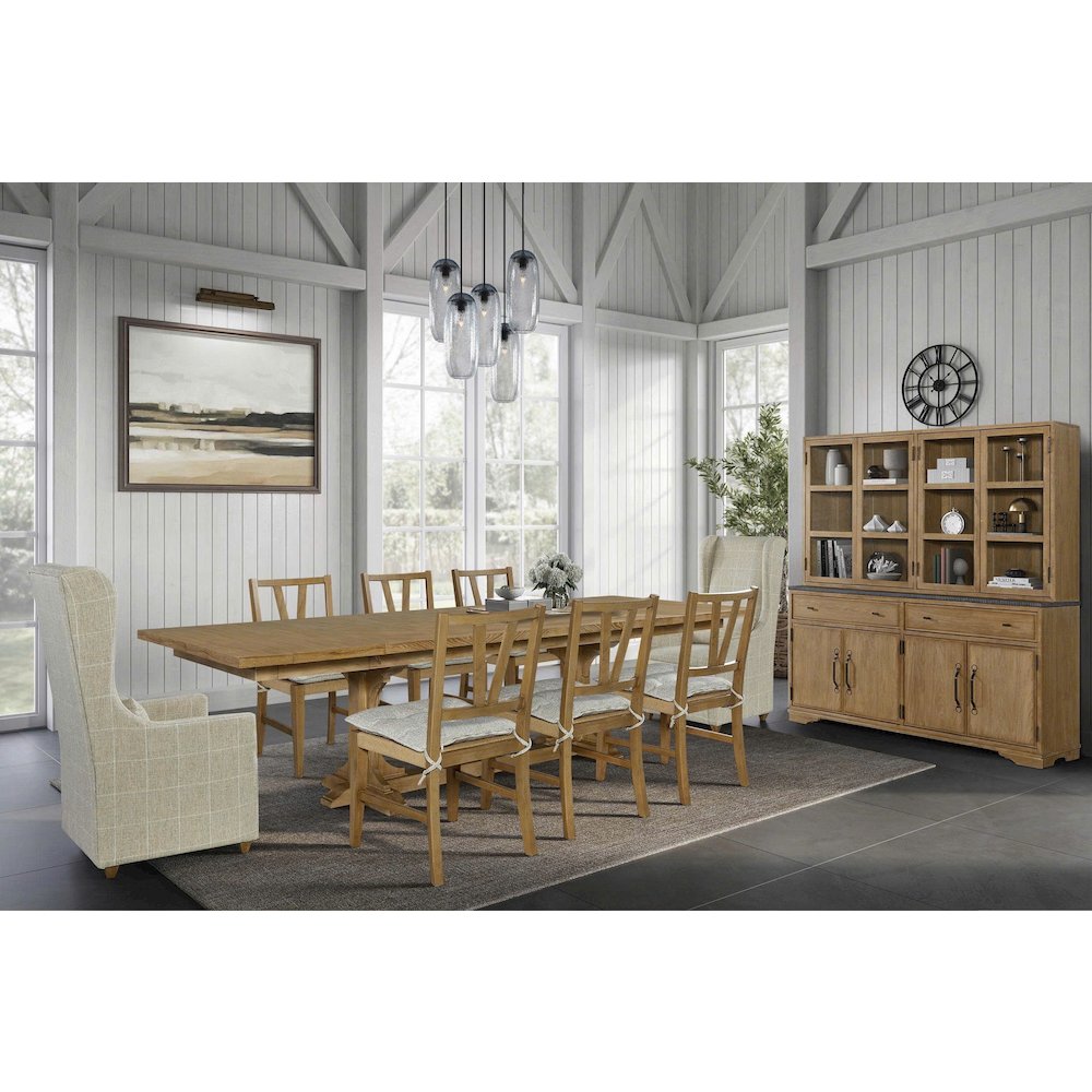 Magnolia Trestle Table - Cashew