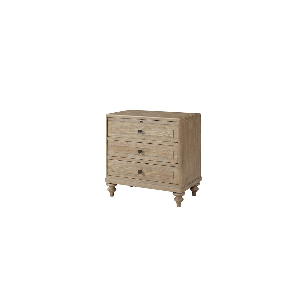 Wilmington 3 Drawer Nightstand
