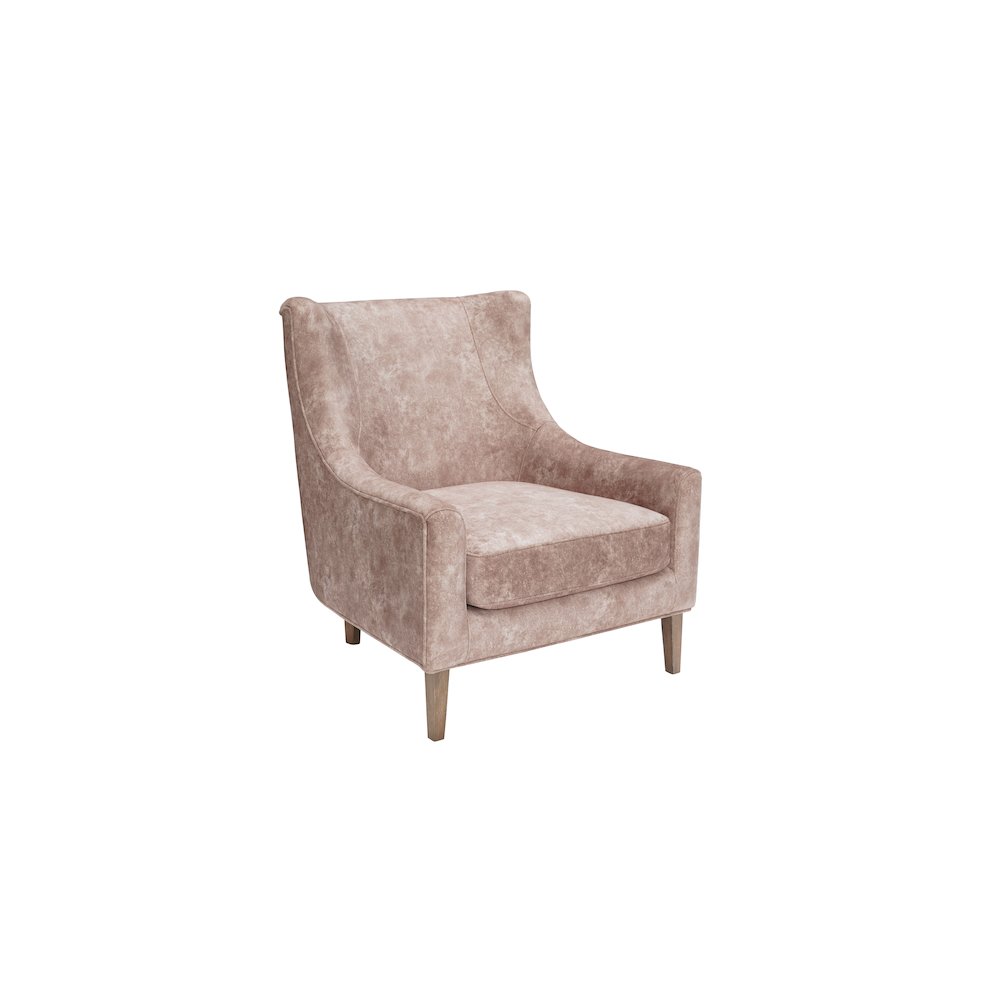 Aurora Hi-back Accent Chair - Brown