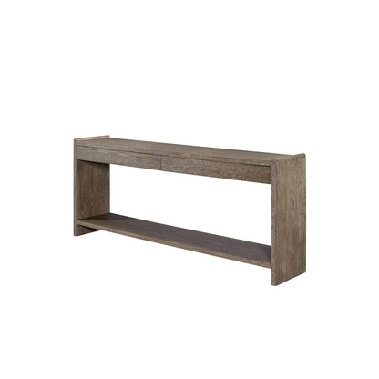 Transitional Elements Sofa Table 2 Drawer - Cocoa