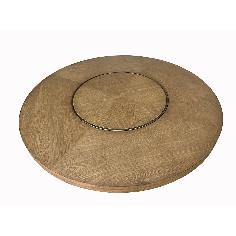 Aurora Round Dining Table W/ Lazy Susan