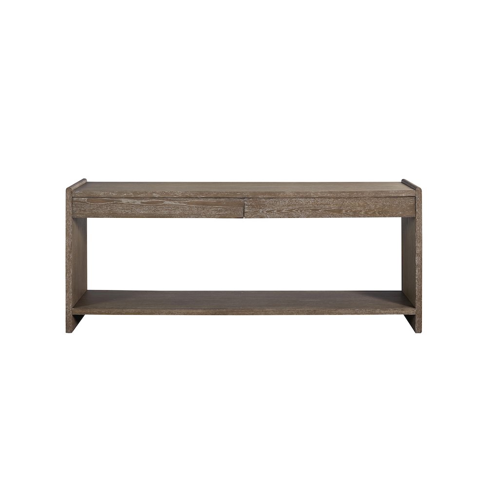 Transitional Elements Sofa Table 2 Drawer - Cocoa