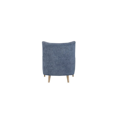 Aurora Hi-back Accent Chair - Sapphire