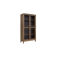 Aurora Latte & Peppercorn Display Cabinet