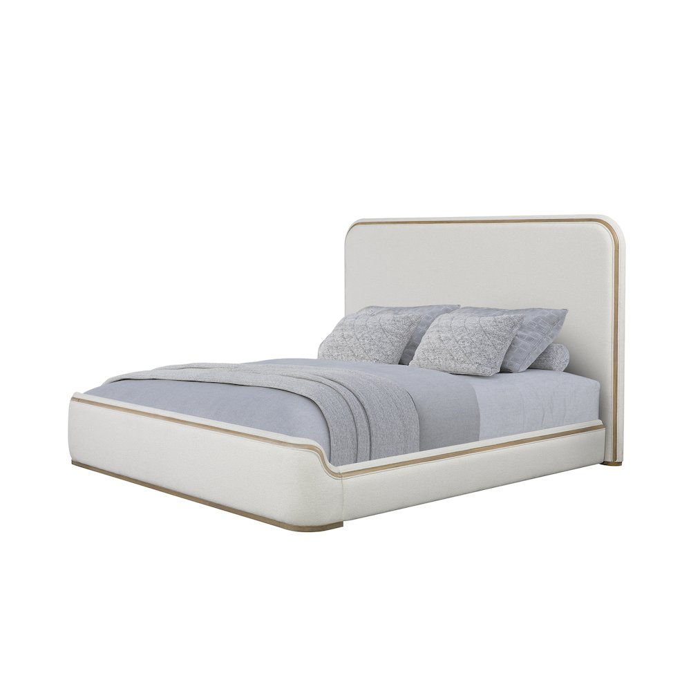 Transitional Elements Elements Queen Upholstered Bed