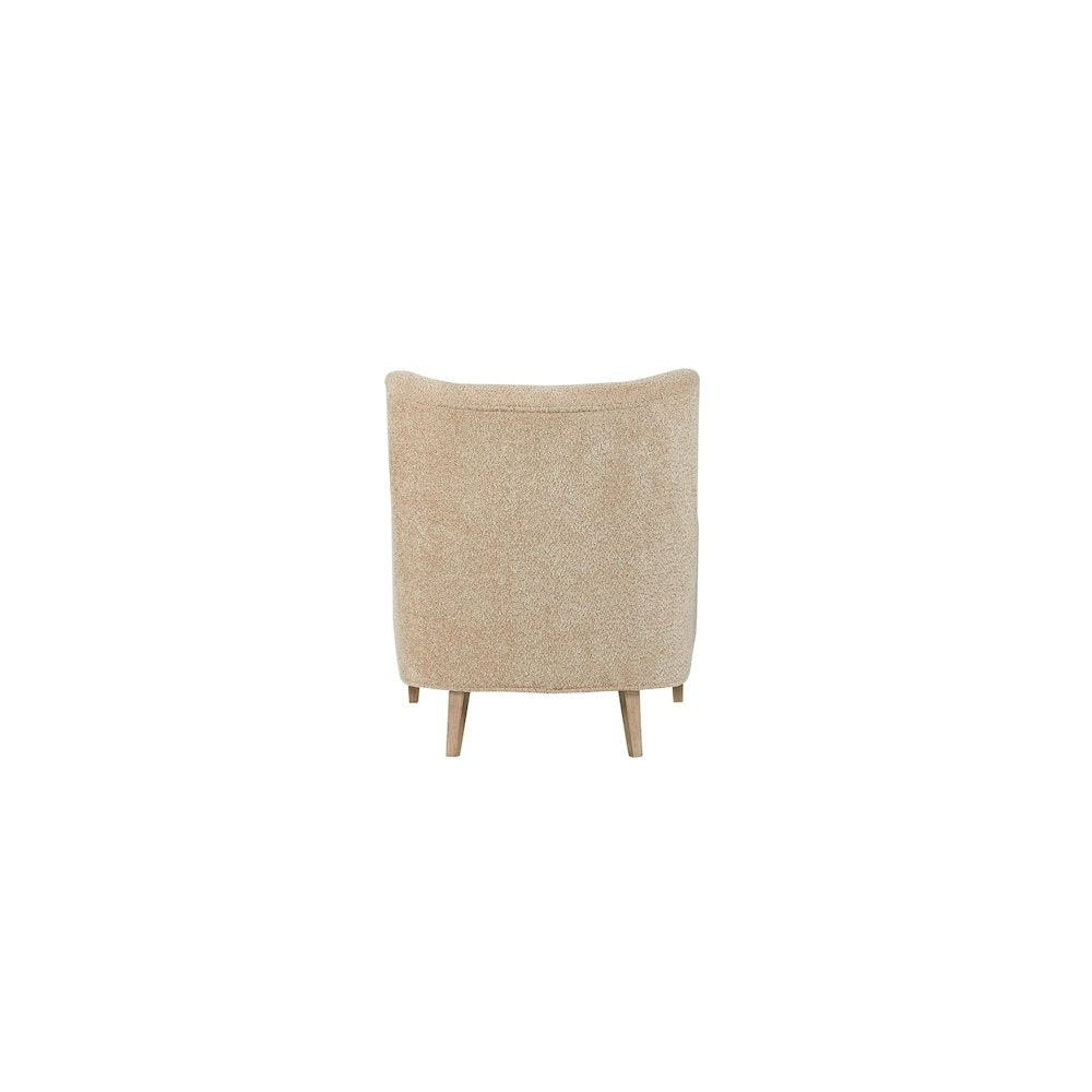 Aurora Hi-back Accent Chair - Brown