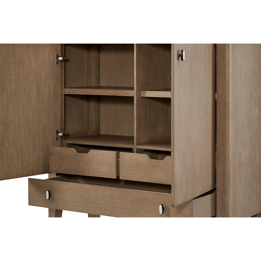 Transitional Elements Door Chest - Toffee