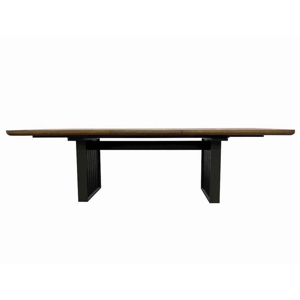 Aurora Double Pedestal Table W/ Leaf