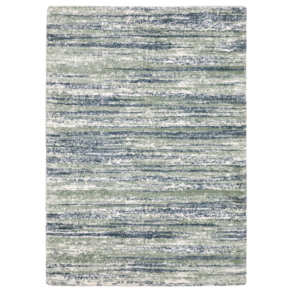 Runner Casual Rug Made of Polyester, Blue color