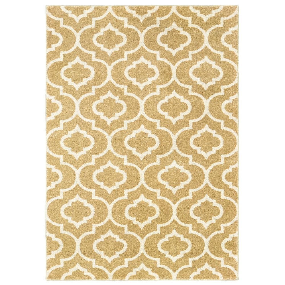 CARSON Gold 5' 3 X  7' 3 Area Rug