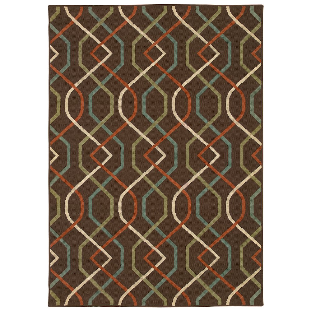 MONTEGO Brown 3' 7 X  5' 6 Area Rug