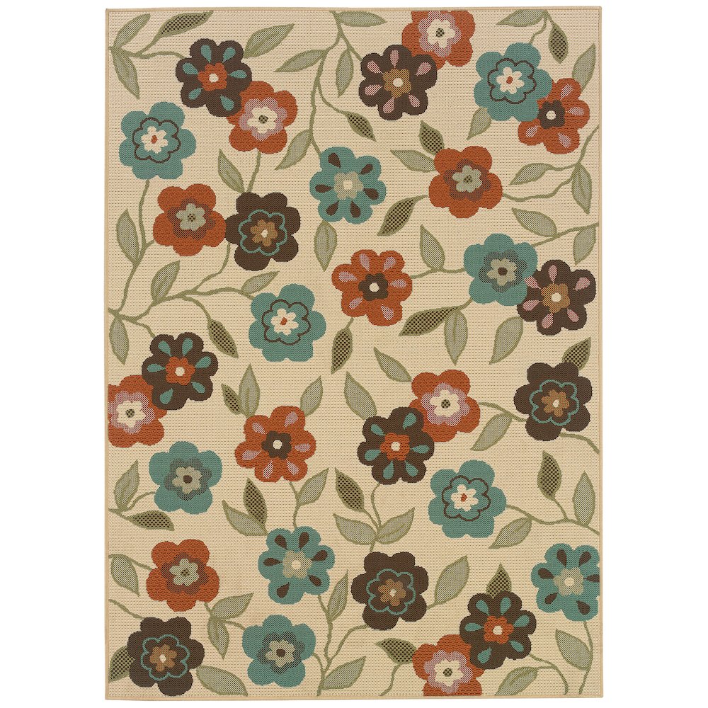 MONTEGO Ivory 6' 7 X  9' 6 Area Rug