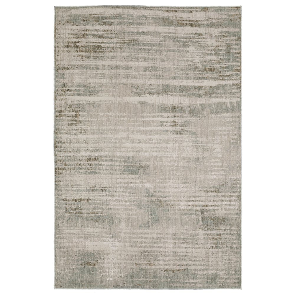 Contemporary Rug 9'10" X 12'10" Size in Beige/ Blue Color
