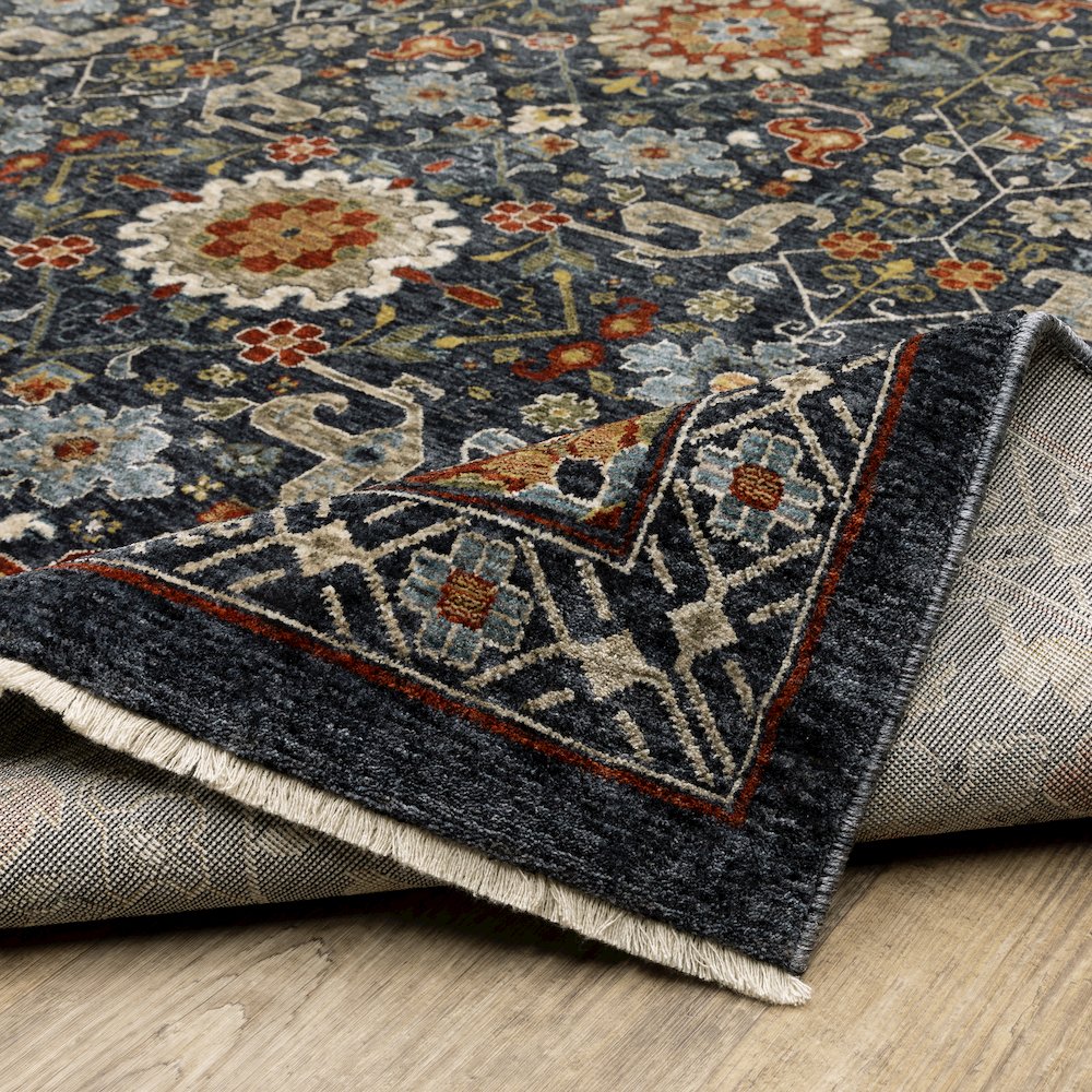 Aberdeen 006B1 Blue/ Multi Indoor Area Rug - 2' x 3'