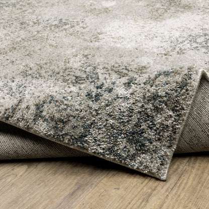 Alton 070E9 Grey/ Beige Indoor Area Rug - 9'10" x 12'10"