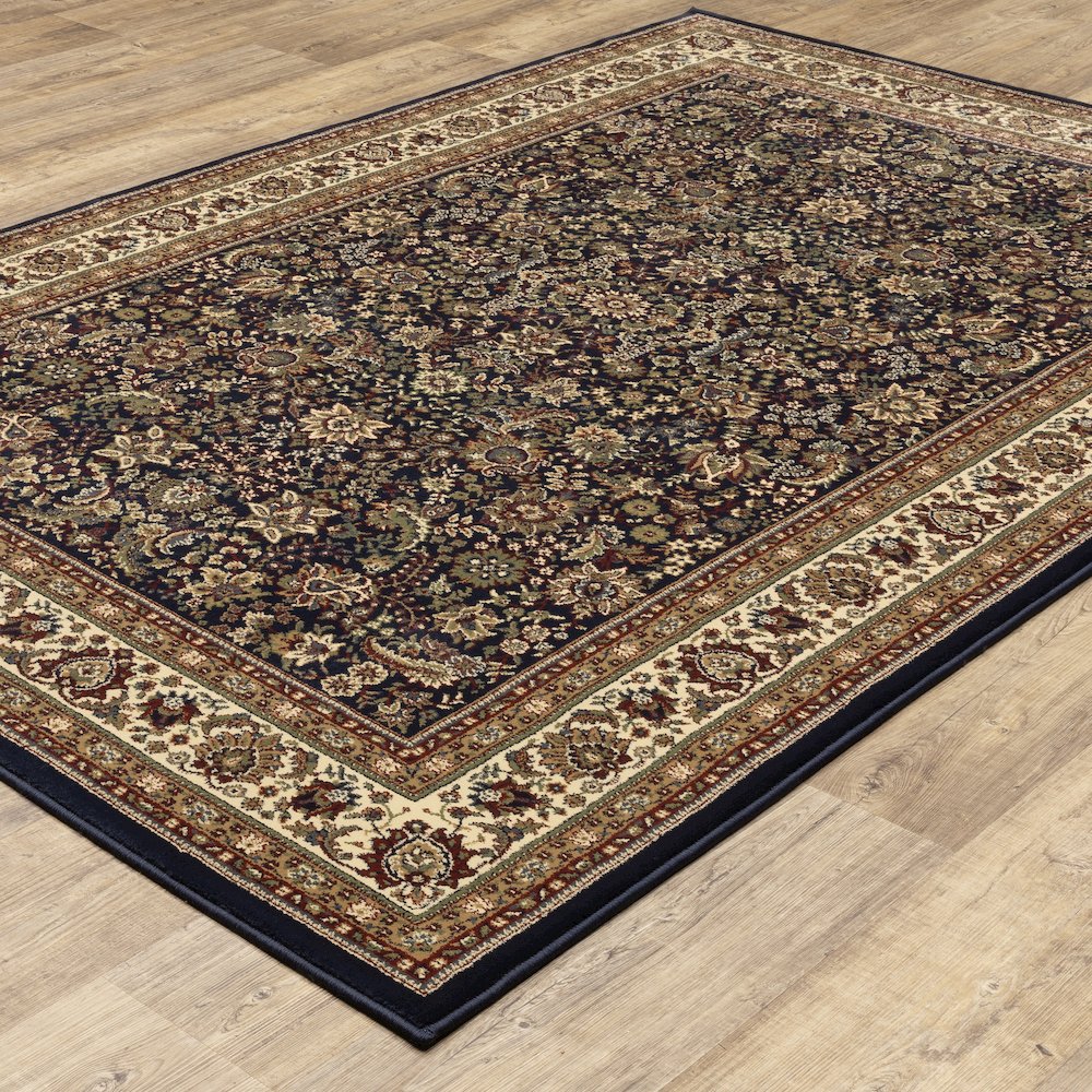 Ariana 113B2 Blue/ Red Indoor Area Rug - 4' x 6'