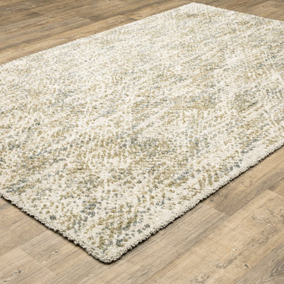 Aspen 3154E Ivory/ Gold Indoor Area Rug - 7'10" x 10'10"