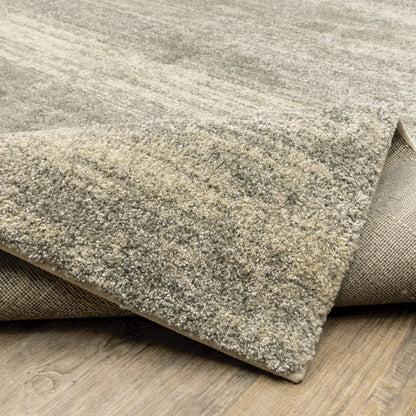 Astor 5572E Grey/ Beige Indoor Area Rug - 3'10" x 5'5"