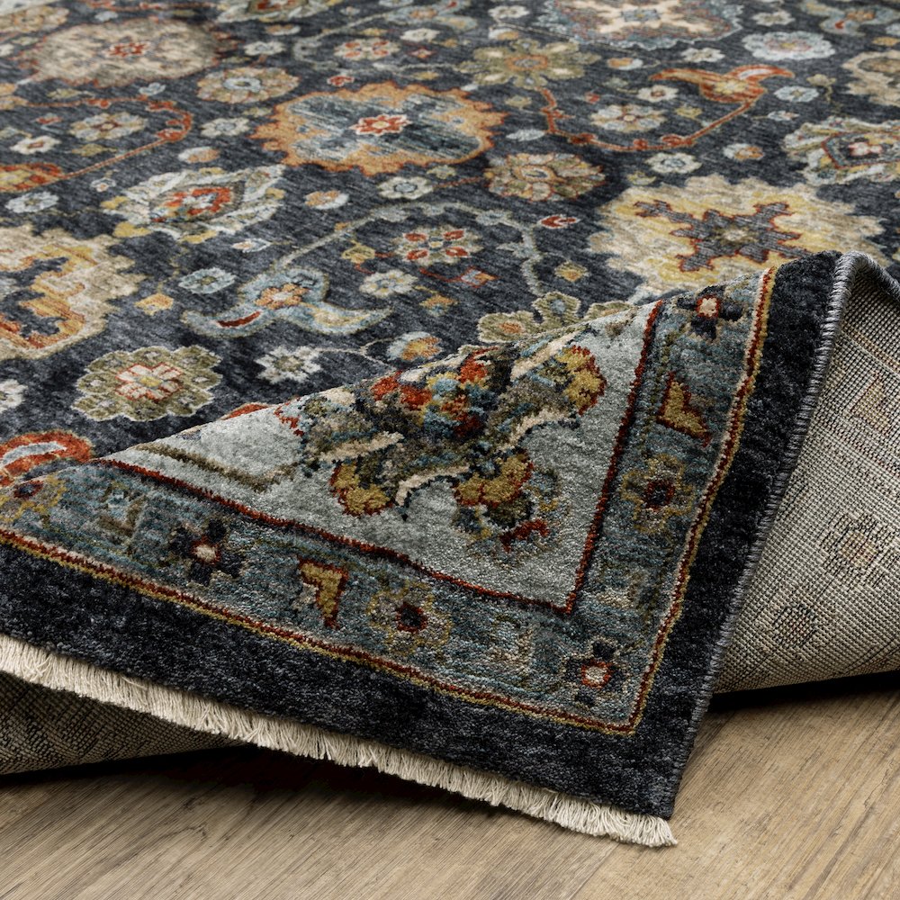 Aberdeen 561B1 Blue/ Multi Indoor Area Rug - 7'10" Round